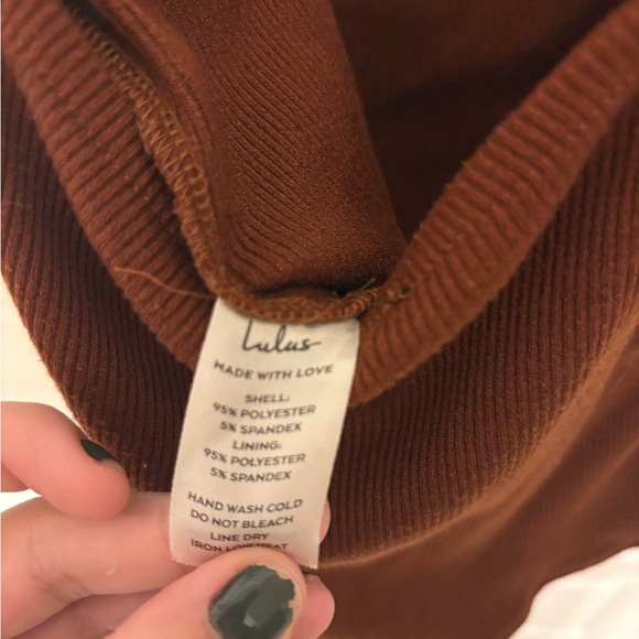 Rust Brown Cutout Bodysuit - Picture 8 of 8